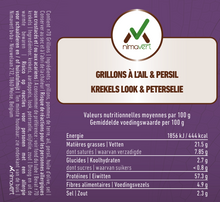 Charger l'image dans la galerie, Grillons séchés goût ail-persil (12 g)